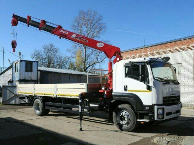 Манипулятор ISUZU 3т с бортом 5т (6м)