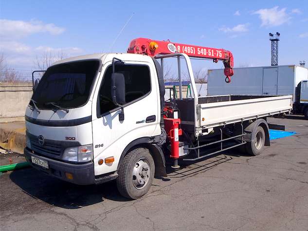 Манипулятор ISUZU 3т с бортом 5т (6м)