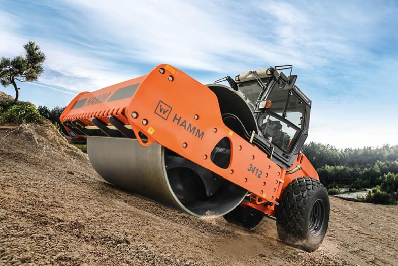 Грунтовой каток 12 тонн HAMM 3412 