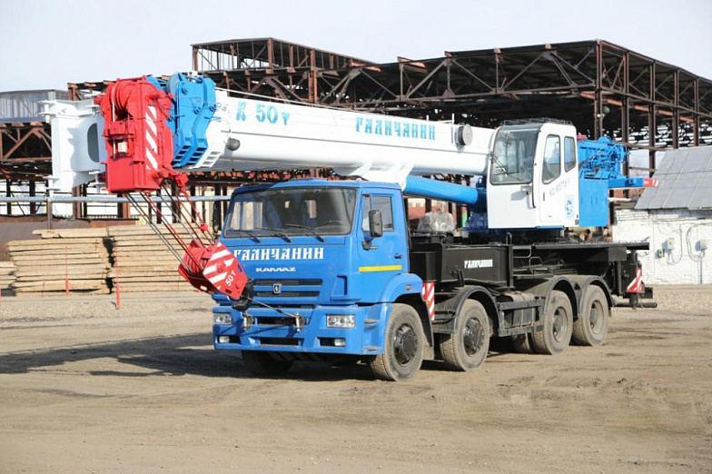 Автокран 50 т 34 м «Галичанин» KC-65713-1
