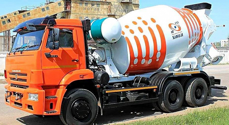 Авто­бетоно­смеситель ТЗА 58149Z на шасси КАМАЗ 6520