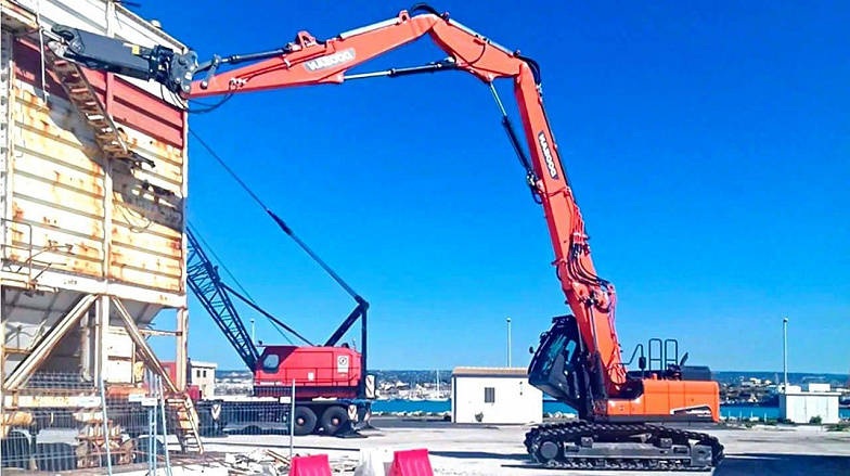 Doosan S500LC-V Demolution с гидроножницами