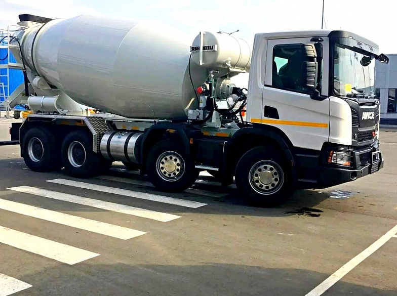 Liebherr HTM 904 ZA на шасси Scania P380