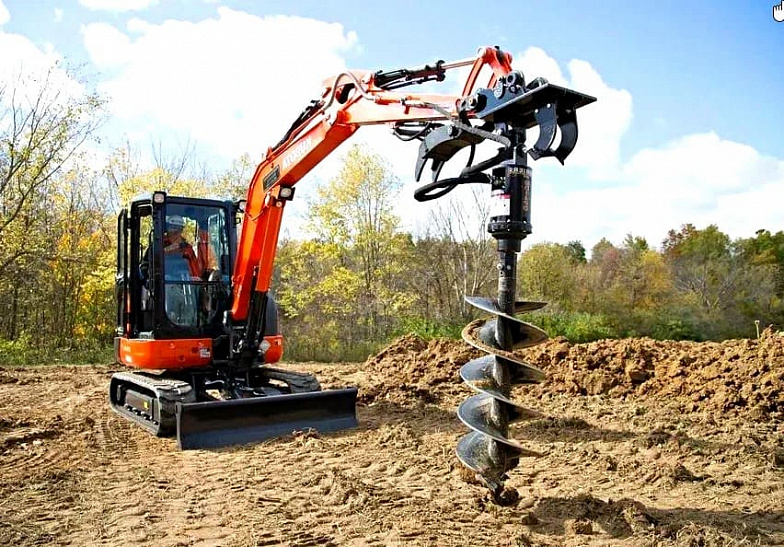 Ямобур на базе HITACHI ZAXIS 50U