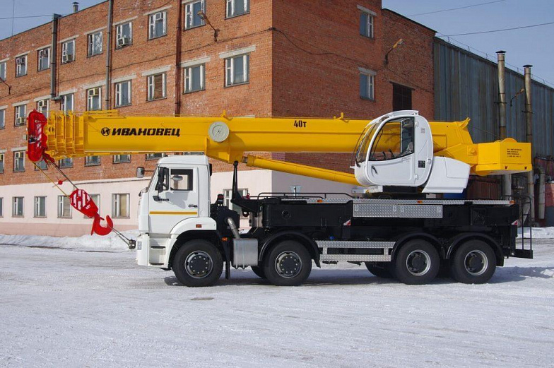 Автокран 40 т 37.8 м - Ивановец КС-65740-8