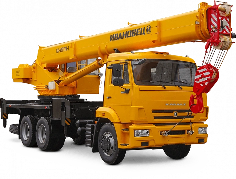 Автокран 25 т 21 м Ивановец КС 45717К-1 ОВОИД